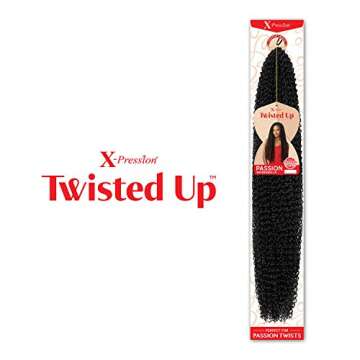 MULTI PACK DEALS! Outre Crochet Braids X-Pression Twisted Up Passion Water Wave 24" (1-PACK, 2T1B/30)