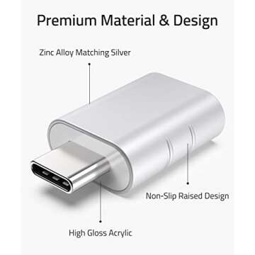 Syntech USB C to USB Adapter for iPhone and MacBooks