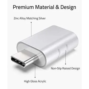 Syntech USB C to USB Adapter for iPhone and MacBooks
