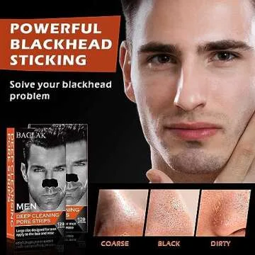 Deep Cleansing Blackhead Strips for Men - 120 Count