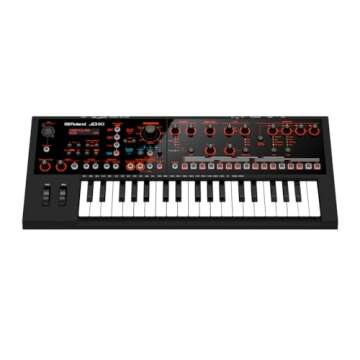 Roland JD-XI 37-Key Interactive Analog/Digital Crossover Synthesizer, Black