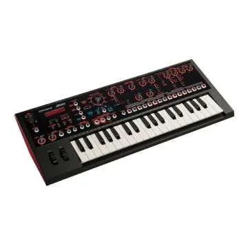 Roland JD-XI 37-Key Interactive Analog/Digital Crossover Synthesizer, Black
