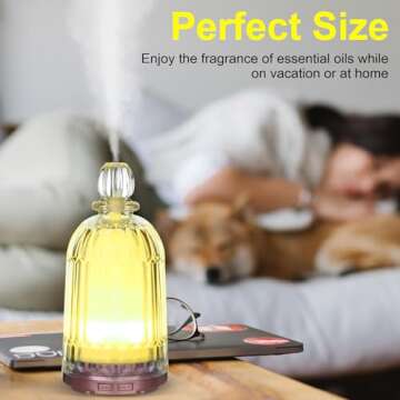 Stylish DOUDING Essential Oil Diffuser with Auto Shut-Off