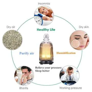 Stylish DOUDING Essential Oil Diffuser with Auto Shut-Off