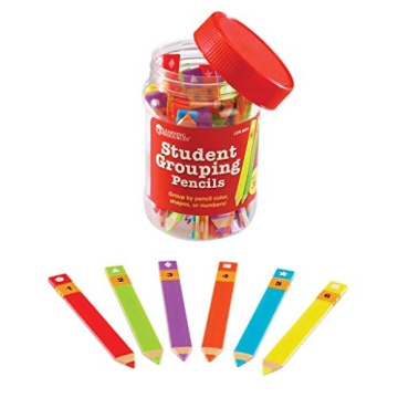 Learning Resources LER0624 Student Grouping Pencils for Dynamic Classroom Activities