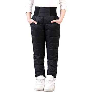 UGREVZ Thick Winter Snow Pants for Kids - Ages 2-9
