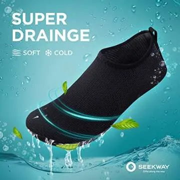 SEEKWAY Aqua Shoes Quick-Dry Slip-on for Beach Yoga