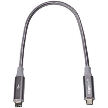 High-Speed USB-C to USB-C Charging Cable by Amazon Basics