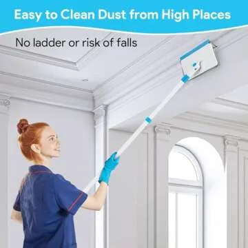 Effortless Baseboard Cleaner Tool with Adjustable Handle