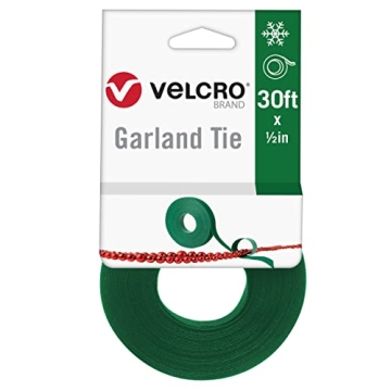 VELCRO Holiday Garland Ties for Easy Decorative Solutions