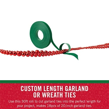 VELCRO Holiday Garland Ties for Easy Decorative Solutions
