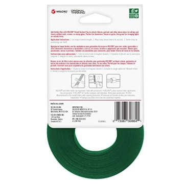 VELCRO Holiday Garland Ties for Easy Decorative Solutions