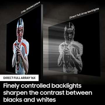 SAMSUNG 55-Inch Class QLED 4K UHD Q90T Series Quantum HDR Smart TV w/Ultra Viewing Angle, Adaptive Picture, Gaming Enhancer, Alexa Built-in (QN55Q90TDFXZA)