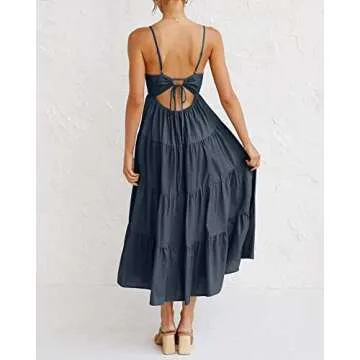 Fashionme Women Summer Boho Maxi Dress for All Occasions