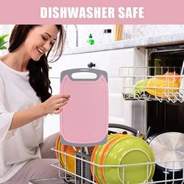 Stylish Cutting Boards with Non-Slip Feet and Peeler