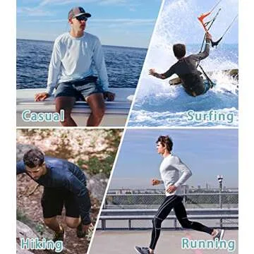 NORTHYARD Men's Long Sleeve UPF 50+ Sun Protection Hoodie