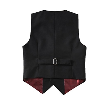 YuanLu Boys' Formal Suit Set - Size 7 - Black & White