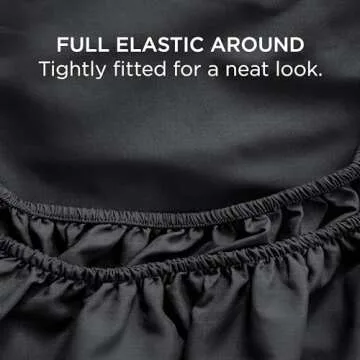 Bedsure Queen Sheet Set - 4 Pieces Soft Queen Size Sheets - Breathable & Cooling - Hotel Luxury - Easy Care Polyester Microfiber Bedding for Women, Men, Black