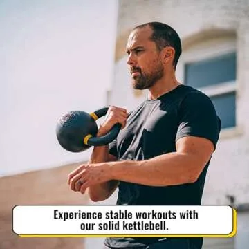 Kettlebell Kings Adjustable Kettlebell Weights 5-90 LB - Premium Quality Cast Iron for Home and Gym ...