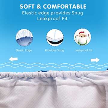 Enipoly Reusable Male Dog Diapers - High Absorbent Belly Bands in Fun Patterns