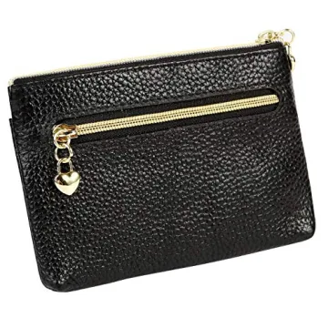 Stylish Genuine Leather Mini Wallet Pouch for Women