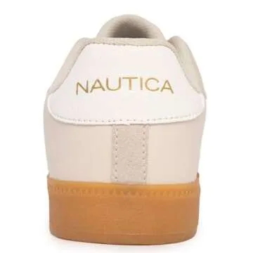 Stylish Nautica Women Fashion Lace-Up Sneakers - Comfort & Elegance