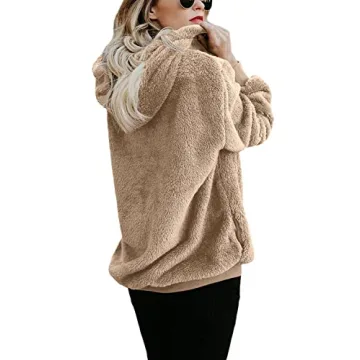 ReachMe Cozy Oversized Sherpa Hoodie for Women