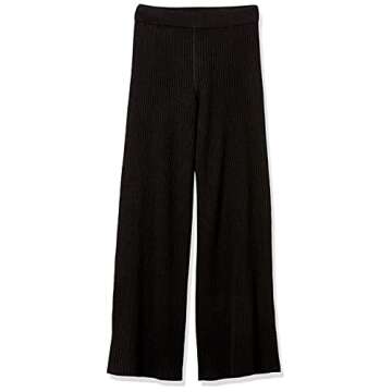 The Drop Women's Catalina Pull-On Rib Sweater Pant, Black, S