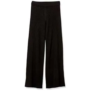 The Drop Women's Catalina Pull-On Rib Sweater Pant, Black, S