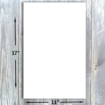 Premium Hamilco White Cardstock Paper 11x17 Pack