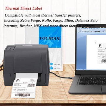 YOUHOOL 4" x 6" Shipping Labels for Thermal Printers