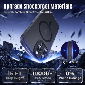 iPhone 16 Pro Case - Shockproof & MagSafe Compatible