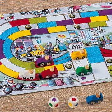 HABA Monza Board Game for Kids - Fun Racing Adventure