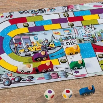 HABA Monza Board Game for Kids - Fun Racing Adventure