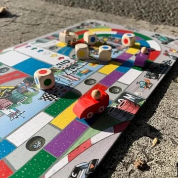 HABA Monza Board Game for Kids - Fun Racing Adventure