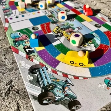 HABA Monza Board Game for Kids - Fun Racing Adventure