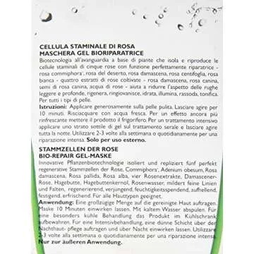 Rose Stem Cell Bio-Repair Gel Mask, Brightening, Hydrating and Firming Facial Mask for Signs of Aging