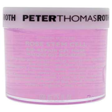 Rose Stem Cell Bio-Repair Gel Mask, Brightening, Hydrating and Firming Facial Mask for Signs of Aging