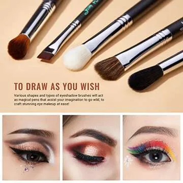 Jessup Makeup Brushes Set Professional 27 pcs Brush Makeup Premium Synthetic Foundation Contour Powder Blush Highlighter Eyeshadow Concealer Brow Face Make Up Brushes Tools Black/Silver T133