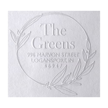 Personalized Custom Address Embossing Stamp - Wedding Invitations