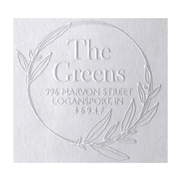 Personalized Custom Address Embossing Stamp - Wedding Invitations
