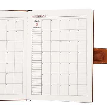 Hard Cover Journal Notebooks for Work, Professional Lined Leather Note Books for Note Taking, Meeting, Business, Office, Home, 192 Pages, 5.7 x 8.3 inch, 100gsm Thick Paper ( Khaki Beige)