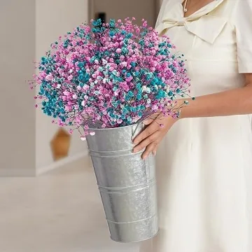 Notakia Galvanized Metal Vases for Home & Weddings