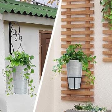 Notakia Galvanized Metal Vases for Home & Weddings