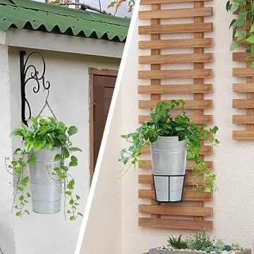 Notakia Galvanized Metal Vases for Home & Weddings