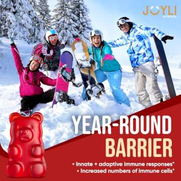 Sugar-Free JOYLI Quercetin Gummies for Immune Support