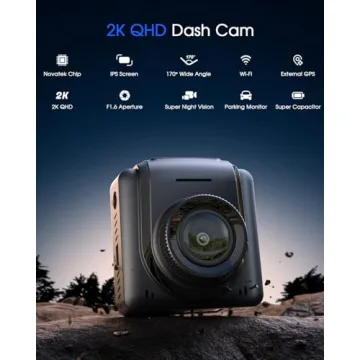 Top 2K WiFi Dash Cam for Enhanced Driving Safety
