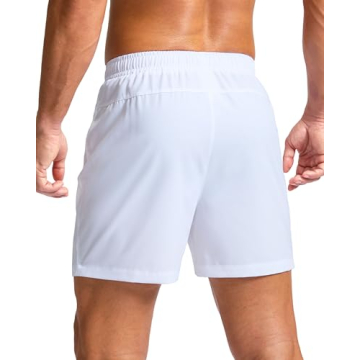 Men's Athletic Running Shorts with Zipper Pockets Quick Dry 7"/ 5"/ 9" Workout Gym Shorts for Basket...