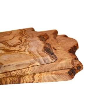 Cucina Priolo - Unique Natural Handcrafted Olive Wood Rustic Cutting Board by Cucina Priolo