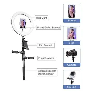 360 Photo Booth Honeycomb Box + Extra Free Battery Ring Light, YCKJNB 360 Photo Booth Machine for Parties Slow Motion Video,Software Wireless Control Automatic Spin for 5-7 People(39.4"/100CM)